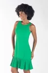 Vestido Dwz Mid Barra Plissada