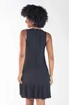 Vestido Dwz Mid Barra Plissada