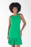 Vestido Dwz Mid Barra Plissada