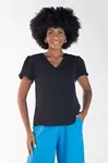 Blusa Dwz Decote v com Manga