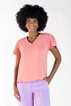 Blusa Dwz Decote v com Manga