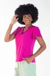 Blusa Dwz Decote v com Manga