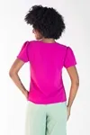 Blusa Dwz Decote v com Manga