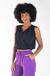 Cropped Dwz com Elastico Transpassado