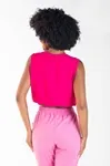 Cropped Dwz com Elastico Transpassado