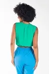 Cropped Dwz com Elastico Transpassado