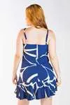 Vestido DWZ Curto Plissado na barra
