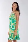 Vestido DWZ Curto Plissado na barra