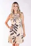 Vestido DWZ Curto Plissado na barra