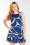Vestido DWZ Curto Plissado na barra