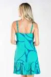 Vestido DWZ Curto Plissado na barra