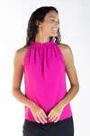 Blusa DWZ Lisa Com Botão na Gola