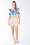 Short DWZ Linho com Cinto