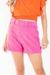 Short DWZ Linho com Cinto
