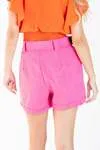 Short DWZ Linho com Cinto