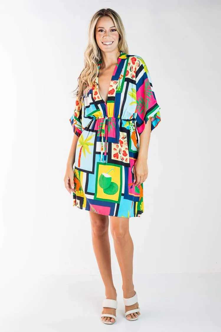 Vestido Dwz Carol Manga Morcego