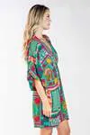 Vestido Dwz Carol Manga Morcego