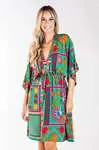 Vestido Dwz Carol Manga Morcego