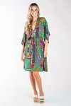 Vestido Dwz Carol Manga Morcego