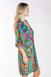 Vestido Dwz Carol Manga Morcego