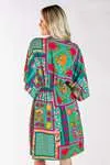 Vestido Dwz Carol Manga Morcego