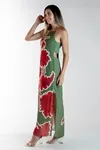 Vestido Dwz Longo com Detalhe lateral
