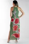 Vestido Dwz Longo com Detalhe lateral