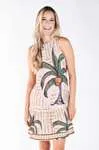 Vestido Dwz Linho com Amarracao