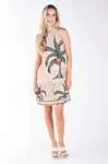 Vestido Dwz Linho com Amarracao