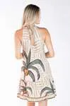 Vestido Dwz Linho com Amarracao