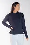 Blusa Dwz de Malha Mg Longa Gola Alta