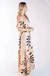 Vestido Dwz Longo Estampa Lastex