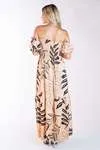 Vestido Dwz Longo Estampa Lastex