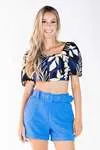 Cropped Dwz Estampa Amarracao