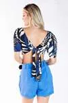 Cropped Dwz Estampa Amarracao
