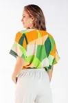 Cropped Dwz Estampado com Elastico