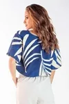Cropped Dwz Estampado com Elastico