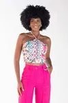 Cropped Dwz Estampado Amarracao