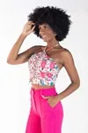 Cropped Dwz Estampado Amarracao