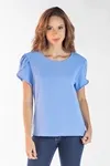 Blusa Dwz Manga Curta Lisa