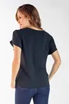 Blusa Dwz Manga Curta Lisa