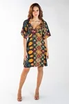 Vestido Dwz Curto Estampado
