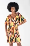Vestido Dwz Curto Estampado