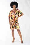Vestido Dwz Curto Estampado