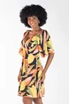Vestido Dwz Curto Estampado