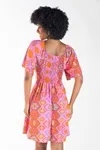 Vestido Dwz Curto Estampado