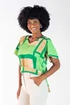 Blusa Dwz Estampada Amarracao