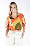 Blusa Dwz Estampada Amarracao