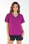 Blusa Dwz Manga Curta Gola v