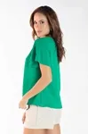 Blusa Dwz Manga Curta Gola v